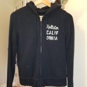 Hollister California Zip Up Sweater Jacket Hoodie